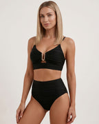 U-Wire Textured Bikini Set