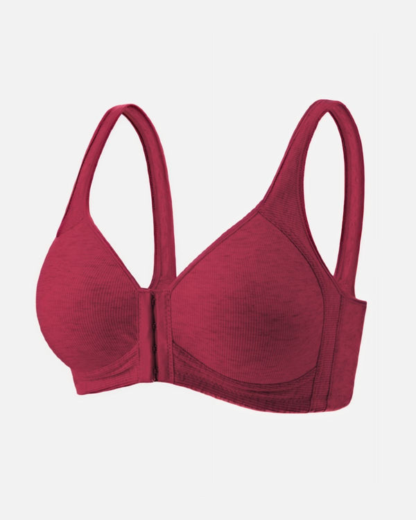 Easy-On Front Closure Wireless Support Bra