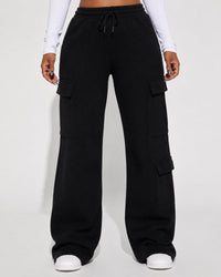 Relaxed Pocket Straight-Leg Pants