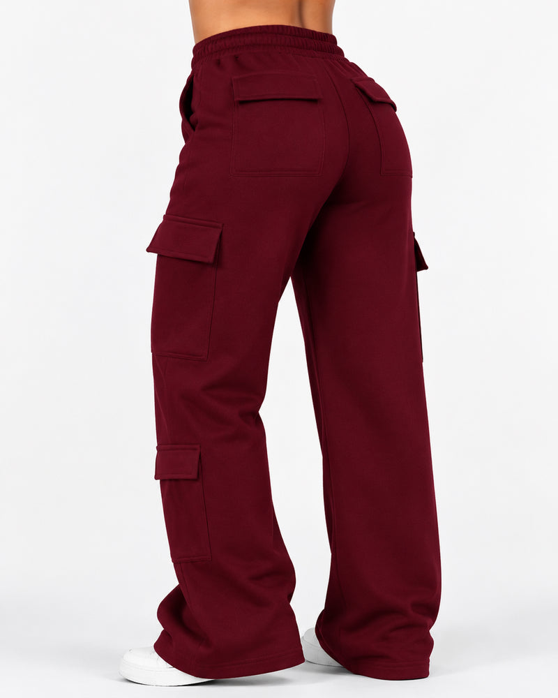 Relaxed Pocket Straight-Leg Pants
