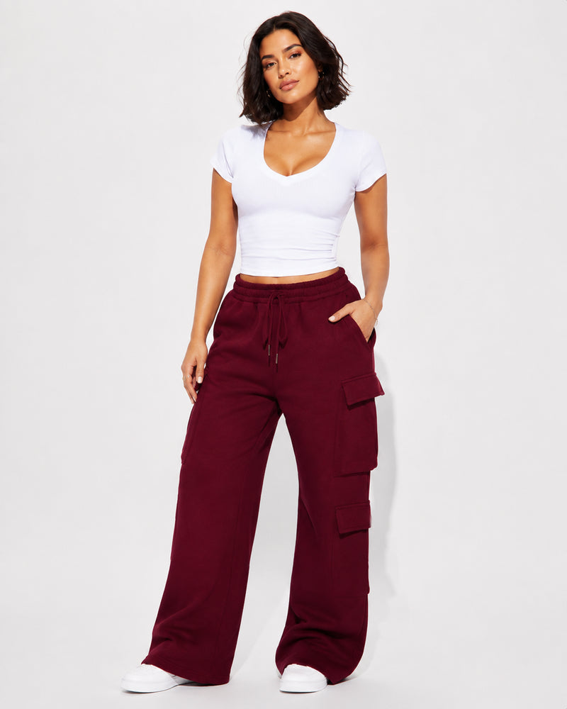 Relaxed Pocket Straight-Leg Pants