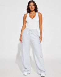 Relaxed Pocket Straight-Leg Pants