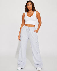 Relaxed Pocket Straight-Leg Pants