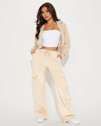 Relaxed Pocket Straight-Leg Pants
