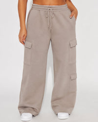 Relaxed Pocket Straight-Leg Pants