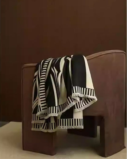 Irregular Design Sofa Throw for Office and Home Decor
