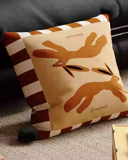 Grassland Animal Pillow for Sofa, Bedroom, and Office