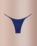 Low-Rise Cotton Double Strap Semi-Thong