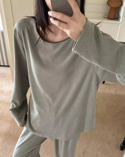 Lazy Day Essentials Long Sleeve Pajama Set
