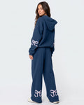 Bow-Print Hoodie & Pants Set