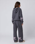Bow-Print Hoodie & Pants Set
