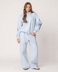 Bow-Print Hoodie & Pants Set