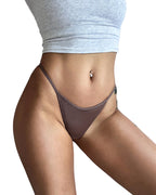 Animal Print Thin Strap Brief