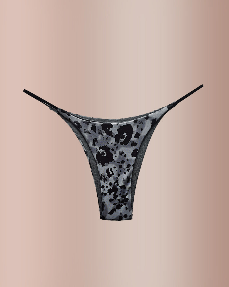 Low-Rise Cotton Double Strap Semi-Thong