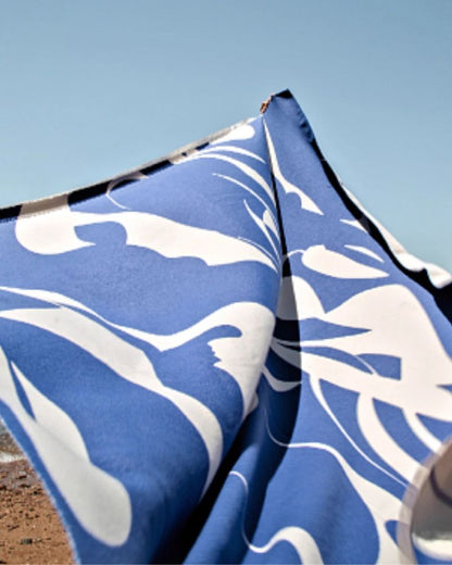 Blue Premium Sofa Throw for Office and Home Decor