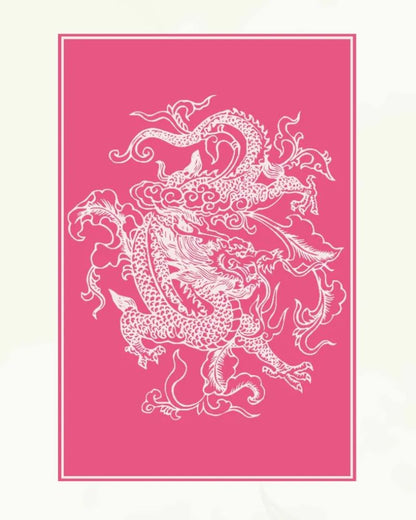 Dragon Inspired Half-Side Plush Throw Blanket - Soft Jacquard Knit Blanket