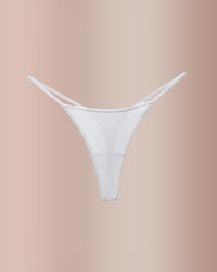 Animal Print Thin Strap Thong