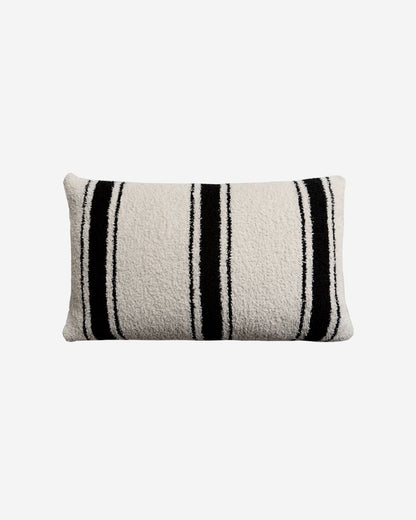 Mid-Century Black Stripe Pillow for Living Room, Bedroom, and Office