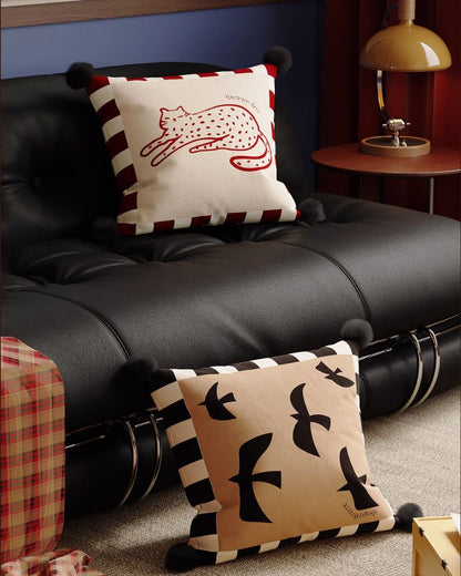 Grassland Animal Pillow for Sofa, Bedroom, and Office